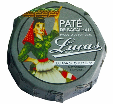 Kabeljau Pastete Paté Luças Gourmet Fischkonserven konservendosen Portugal