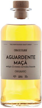 Apfelbrand CURA Organic bio 12 Monaten Gereift im Französisch Eiche aus Portugal