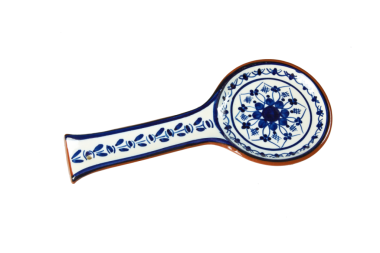 Löffel aus Keramik maurischen Stil Blau